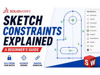 SOLIDWORKS Sketch Constraints Explained: A Beginner's Guide